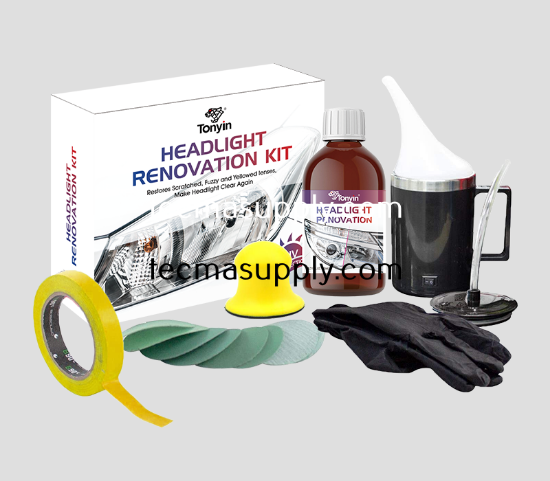 Imagen de HEAD LIGHT RENOVATION - KIT COMPLETO POLIMERO LIQUIDO TD12 