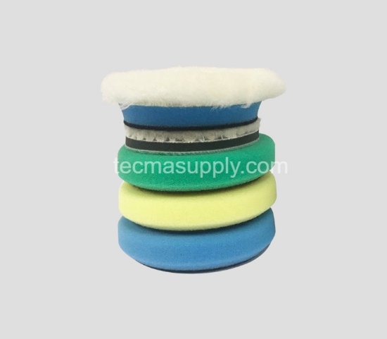 SET ALMOHADILLAS PARA PULIDORA DE 75MM TP-25
